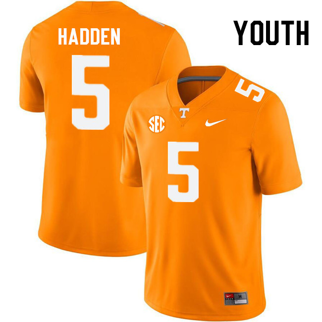 Youth #5 Kamal Hadden Tennessee Volunteers College Football Jerseys Stitched Sale-Orange